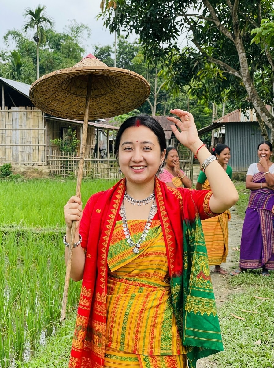 Beautiful Bodo Woman – Traditional Village Comedy
