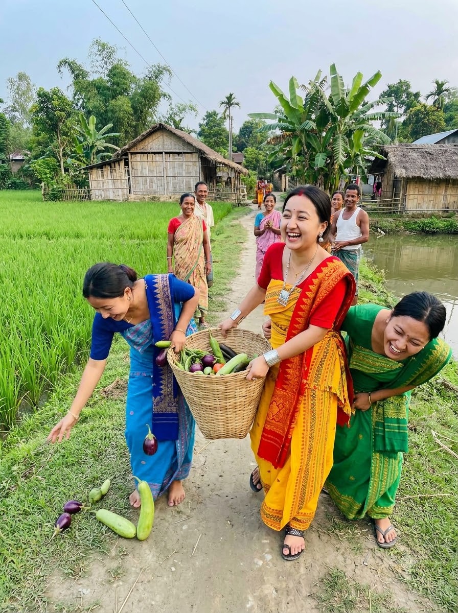 Realistic Bodo Village Fun Moments